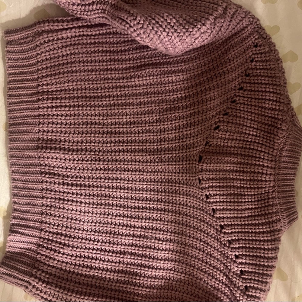 Women's Mauve Knit Sweater
